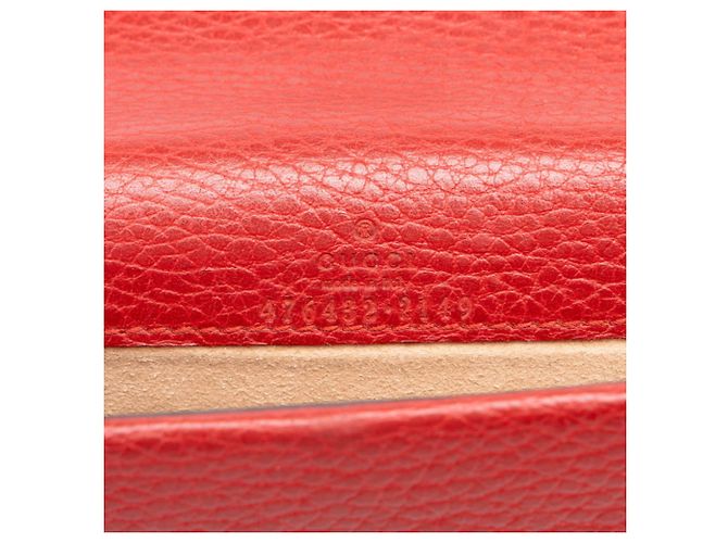 Bolsa de Ombro com Corrente Gucci Dionysus Vermelho - vista 5