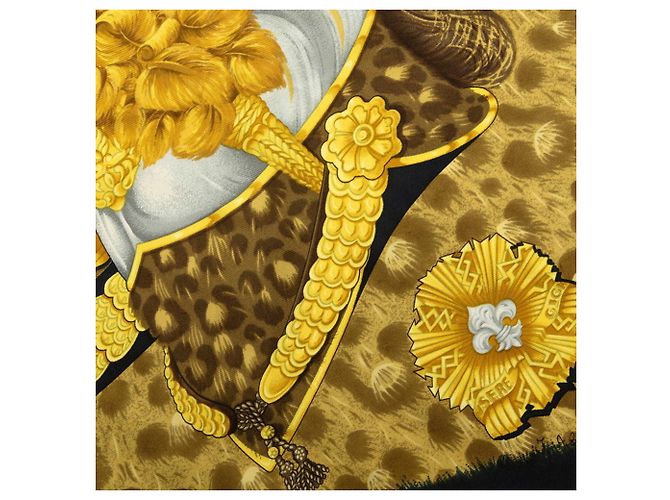Hermès Hermes Carre 90 CASQUES et PLUMETS Schal Mehrfarben - Ansicht 5