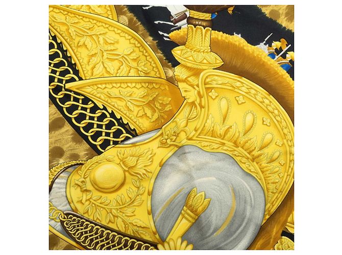 Hermès Hermes Carre 90 CASQUES et PLUMETS Schal Mehrfarben - Ansicht 6