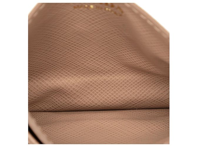 Saffiano Tarjetero Prada en Pink Beige - vista 4