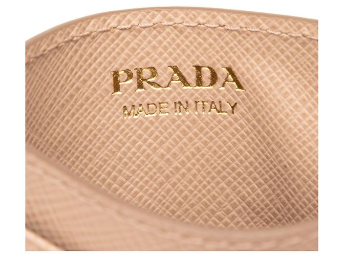 Saffiano Tarjetero Prada en Pink Beige - vista 5