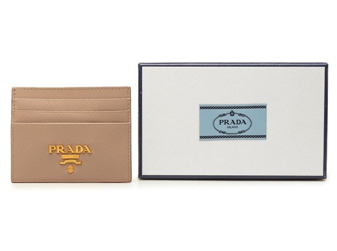Saffiano Tarjetero Prada en Pink Beige - vista 7