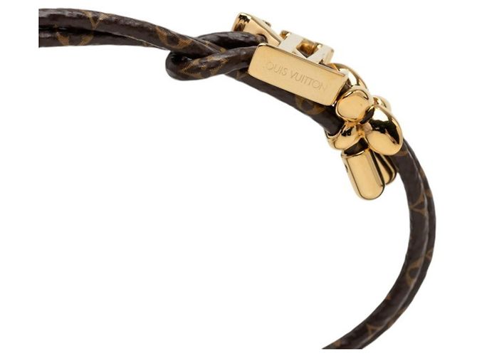 Bracciale Louis Vuitton LV Bloom M8416Z Marrone D'oro - vista 5