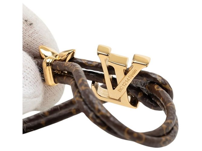 Bracciale Louis Vuitton LV Bloom M8416Z Marrone D'oro - vista 6