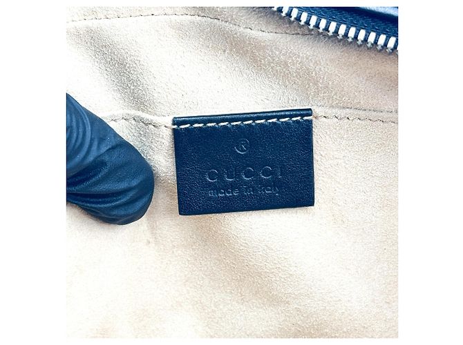 Gucci GG Marmont Matelassé Leather Mini Nero - vista 6