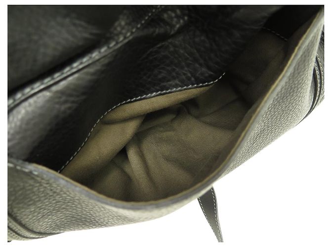 Chloé NUOVA BORSA A MANO CHLOE MARCIE MEDIUM 3S0859 IN PELLE GRANA NOIRE Nero - vista 7