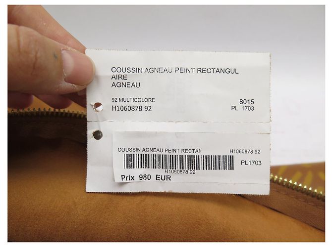 Hermès HERMES PETIT H KISSEN
LAMMLEDER KISSEN GOLD PAINTED H1060878 PILLOW Kamel - Ansicht 15