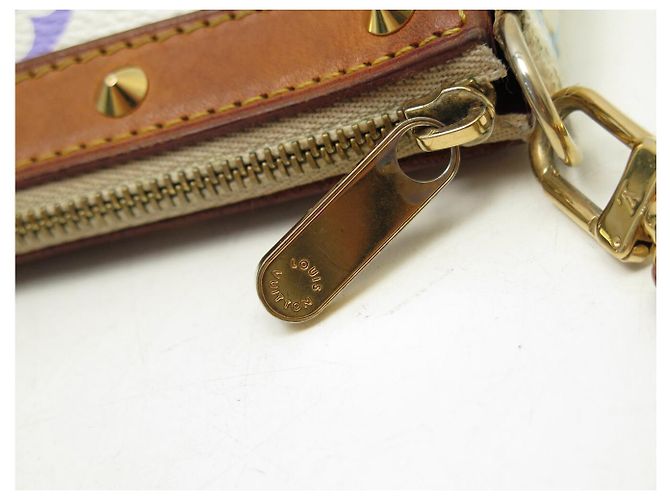 BORSA LOUIS VUITTON M92649 POCHETTE ACCESSOIRES NM MONOGRAM MURAKAMI Bianco - vista 5