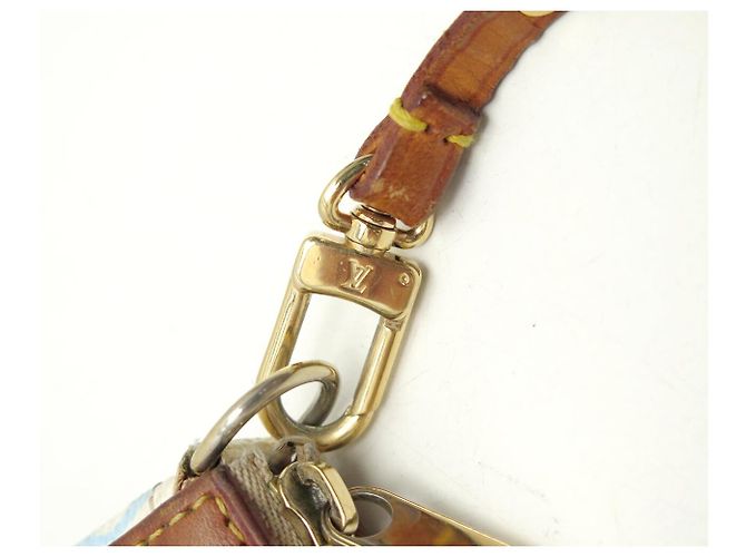 BORSA LOUIS VUITTON M92649 POCHETTE ACCESSOIRES NM MONOGRAM MURAKAMI Bianco - vista 6