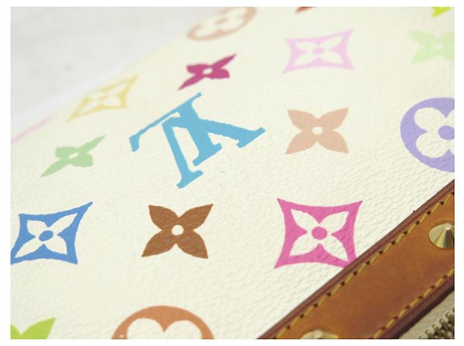 BORSA LOUIS VUITTON M92649 POCHETTE ACCESSOIRES NM MONOGRAM MURAKAMI Bianco - vista 9