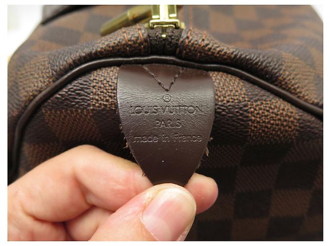 NOVA BOLSA DE VIAGEM DE MÃO LOUIS VUITTON KEEPALL 50 EM TOILE DAMIER EBENE Marrom - vista 6
