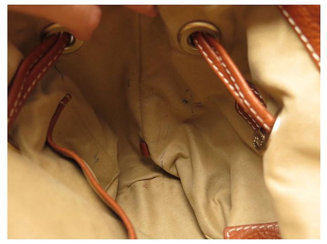 BORSA A MANO LANCEL PREMIER FLIRT MM A02174 PELLE GRANA CAMEL TRACOLLA BAG 750 - vista 11