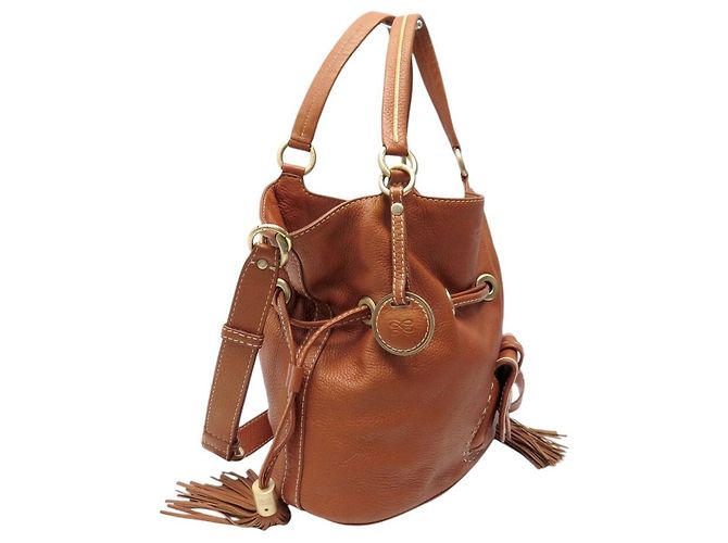 BORSA A MANO LANCEL PREMIER FLIRT MM A02174 PELLE GRANA CAMEL TRACOLLA BAG 750 - vista 2