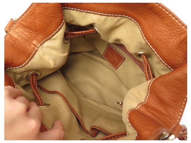 BORSA A MANO LANCEL PREMIER FLIRT MM A02174 PELLE GRANA CAMEL TRACOLLA BAG 750 - vista 6
