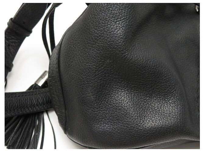 BORSA A MANO LANCEL PREMIER FLIRT MM A02174 IN PELLE GRANA CON TRACOLLA Nero - vista 20
