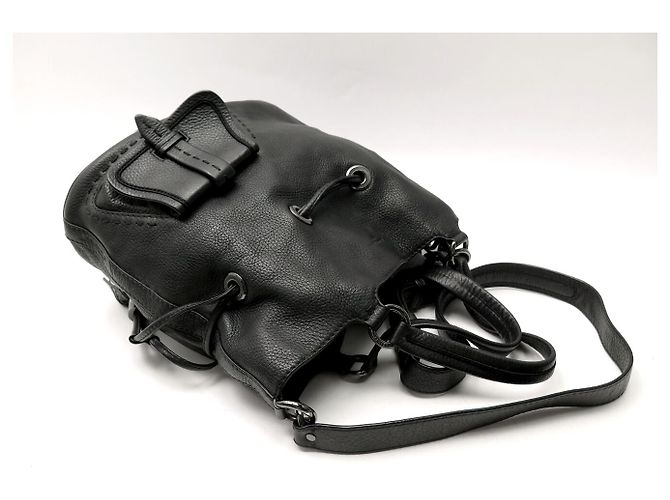 BORSA A MANO LANCEL PREMIER FLIRT MM A02174 IN PELLE GRANA CON TRACOLLA Nero - vista 3
