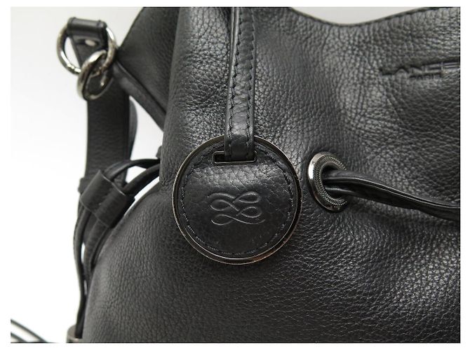 BORSA A MANO LANCEL PREMIER FLIRT MM A02174 IN PELLE GRANA CON TRACOLLA Nero - vista 6