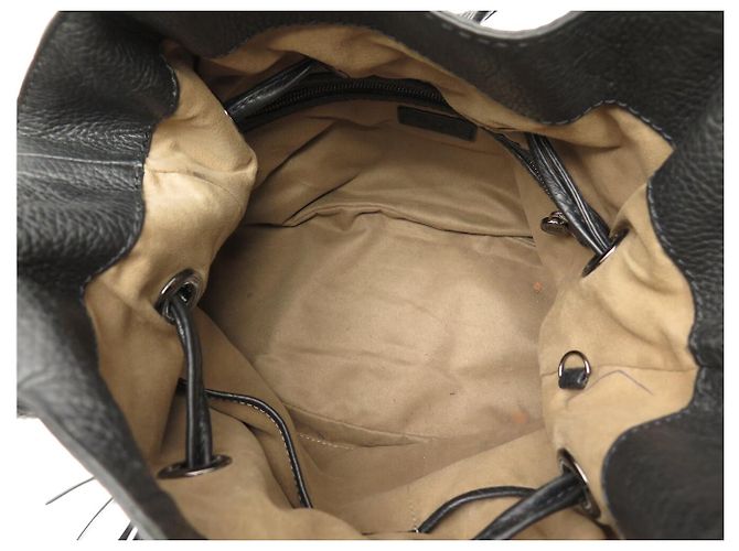 BORSA A MANO LANCEL PREMIER FLIRT MM A02174 IN PELLE GRANA CON TRACOLLA Nero - vista 8