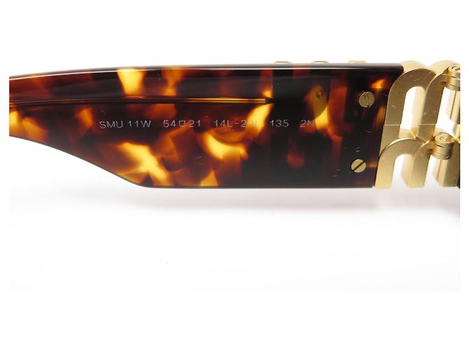 GAFAS DE SOL MIU MIU GLIMPSE SMU 11W NUEVAS CAREY MARRÓN Castaño - vista 7