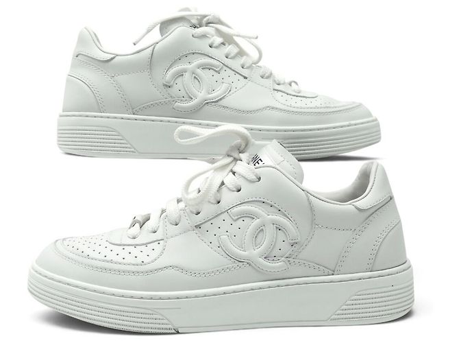 CHANEL TENNIS TRAINER CC G45079 37 LEDER SNEAKERS - Ansicht 3