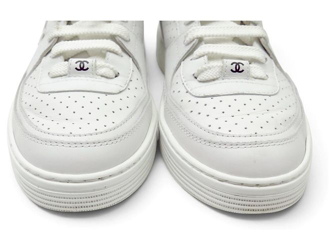 CHANEL TENNIS TRAINER CC G45079 37 LEDER SNEAKERS - Ansicht 4