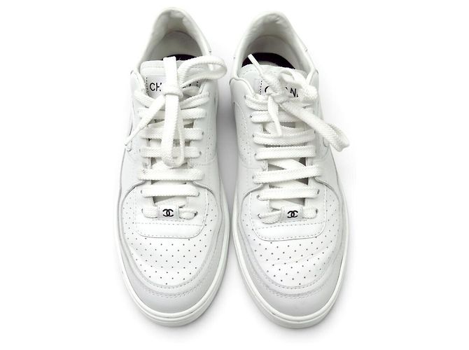 CHANEL TENNIS TRAINER CC G45079 37 LEDER SNEAKERS - Ansicht 8
