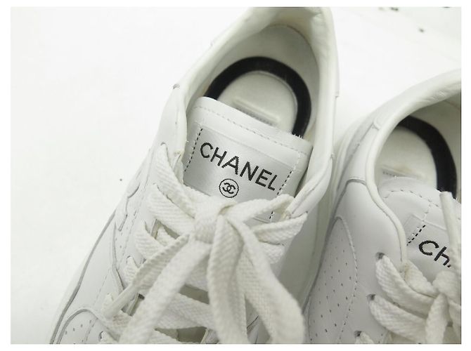 CHANEL TENNIS TRAINER CC G45079 37 LEDER SNEAKERS - Ansicht 9