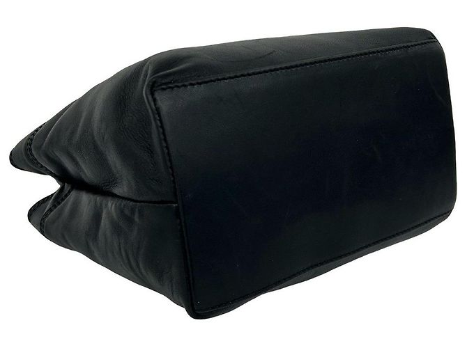 Borsa Loewe in pelle di struzzo Nero - vista 7