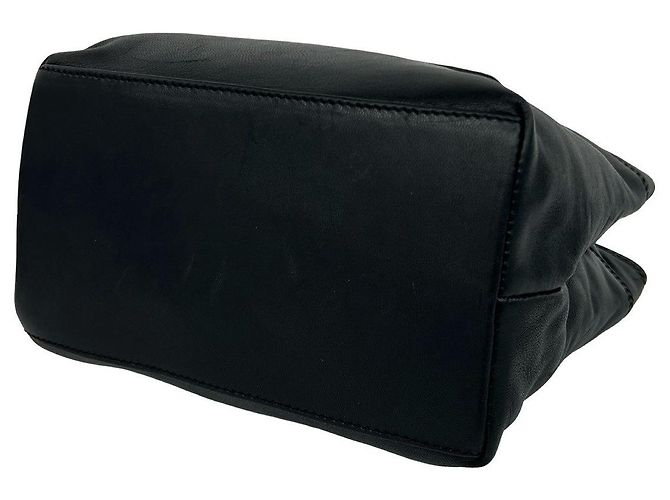 Borsa Loewe in pelle di struzzo Nero - vista 8