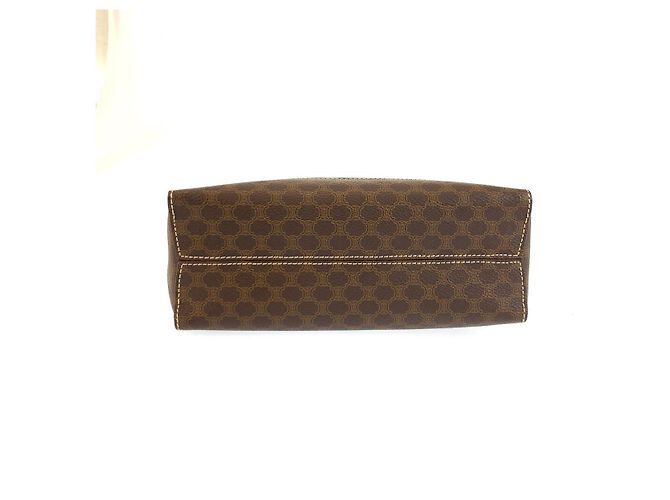 Céline Celine Vintage Macadam Handtasche Braun - Ansicht 10