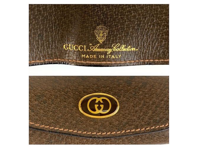 Gucci Old Gucci Porta chiavi Marrone - vista 3