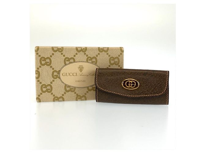 Gucci Old Gucci Porta chiavi Marrone - vista 9