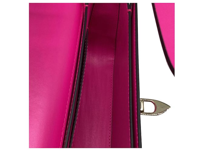 Borsa a tracolla Valentino Garavani Rockstud23 East West in pelle rosa - vista 7
