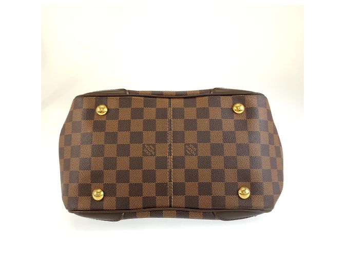 Borsa Louis Vuitton Damier Verona PM Marrone - vista 10