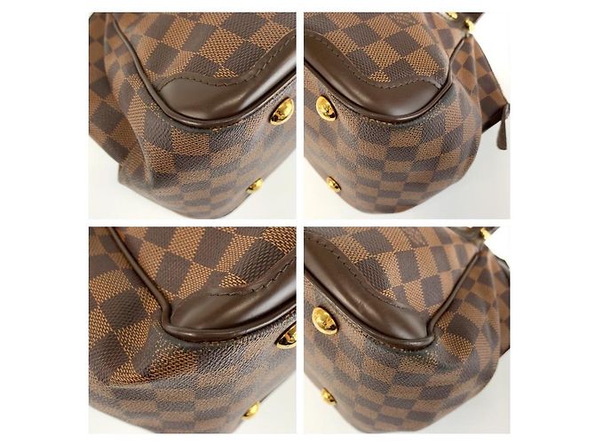 Borsa Louis Vuitton Damier Verona PM Marrone - vista 4