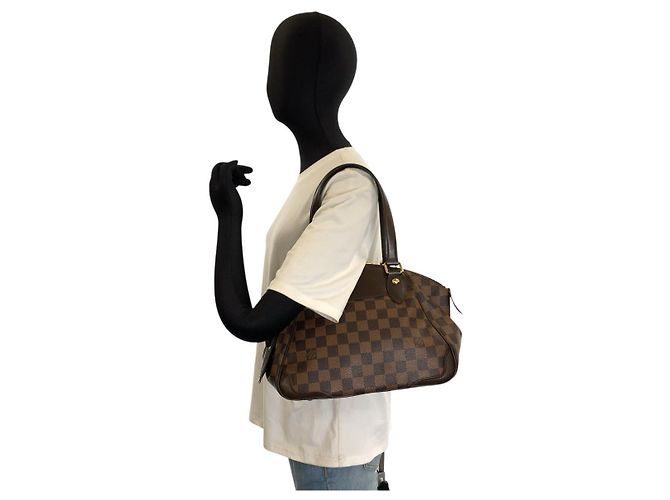 Borsa Louis Vuitton Damier Verona PM Marrone - vista 6