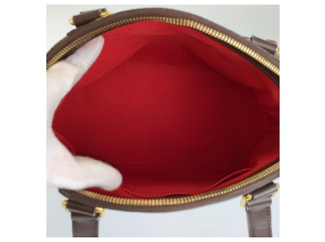 Borsa Louis Vuitton Damier Verona PM Marrone - vista 8