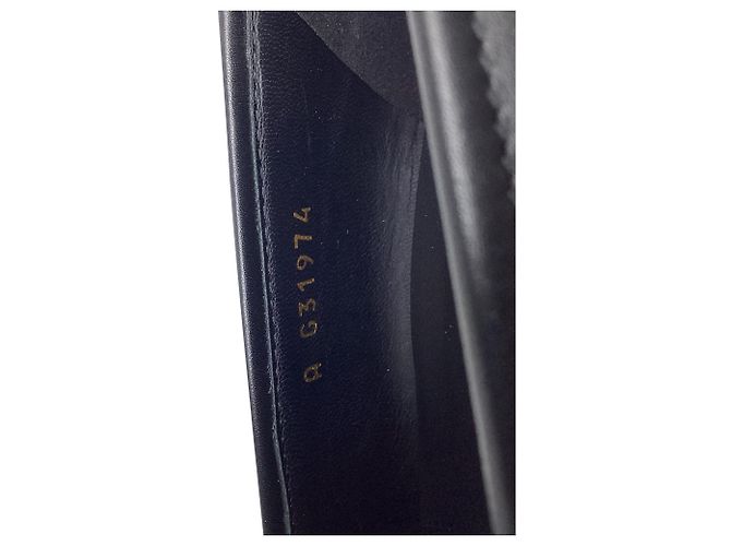 Timeless Mocassini Chanel CC Chain in pelle nera Nero - vista 9