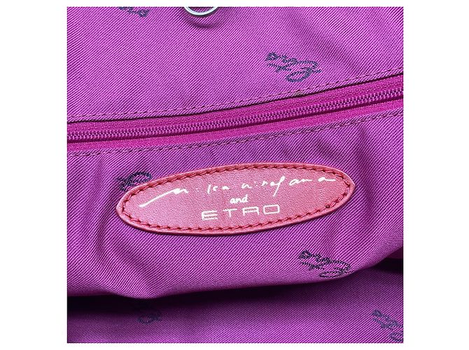 Etro Shopper mit Schmetterlings-Print aus multicoloured beschichtetem Canvas Mehrfarben - Ansicht 11