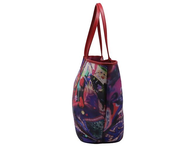 Etro Shopper mit Schmetterlings-Print aus multicoloured beschichtetem Canvas Mehrfarben - Ansicht 3