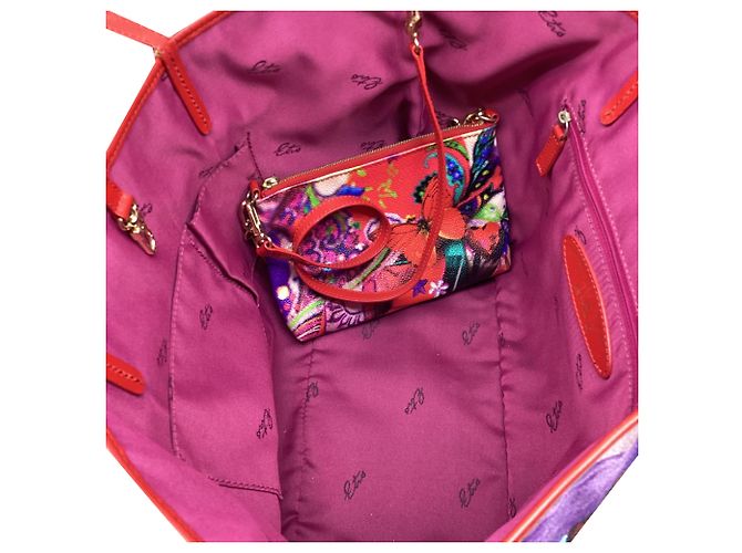 Etro Shopper mit Schmetterlings-Print aus multicoloured beschichtetem Canvas Mehrfarben - Ansicht 8