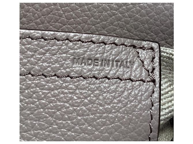Borsa a tracolla Chloé Marcie Small in pelle di vitello beige Grigio - vista 11