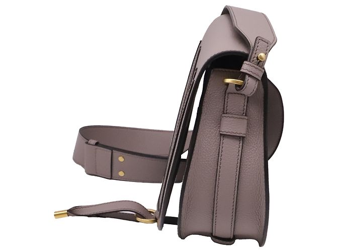 Borsa a tracolla Chloé Marcie Small in pelle di vitello beige Grigio - vista 3