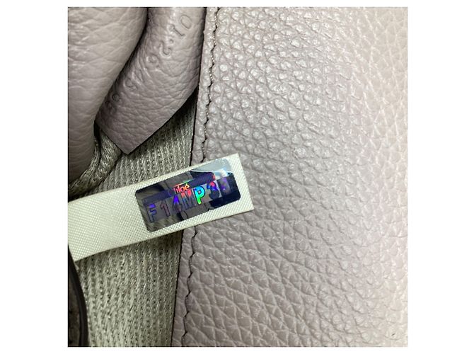 Borsa a tracolla Chloé Marcie Small in pelle di vitello beige Grigio - vista 8