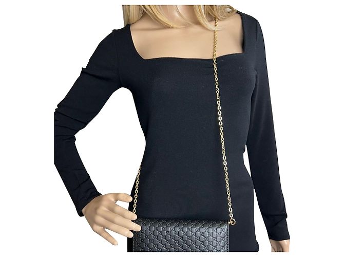 Portafoglio lungo Continental Gucci Micro Guccissima Nero - vista 4