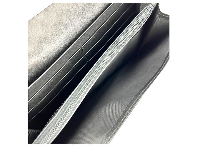 Portafoglio lungo Continental Gucci Micro Guccissima Nero - vista 6