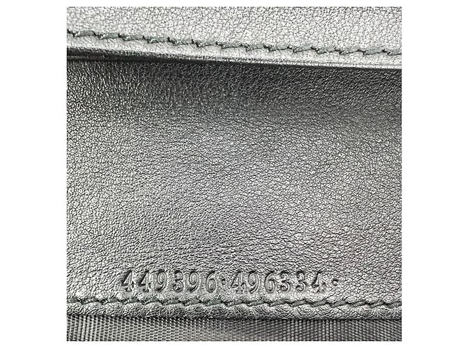 Portafoglio lungo Continental Gucci Micro Guccissima Nero - vista 7