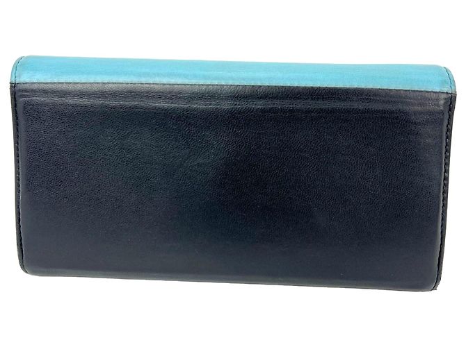 Cartera clutch larga Chanel Airline Triple CC Logo Negro - vista 2