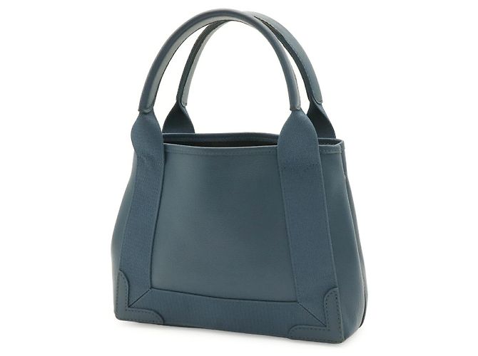Borsa Balenciaga Logo Blu - vista 2