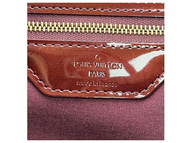 Borsa Tote Louis Vuitton Wilshire MM Vernis Patent Leather Amarante - vista 6